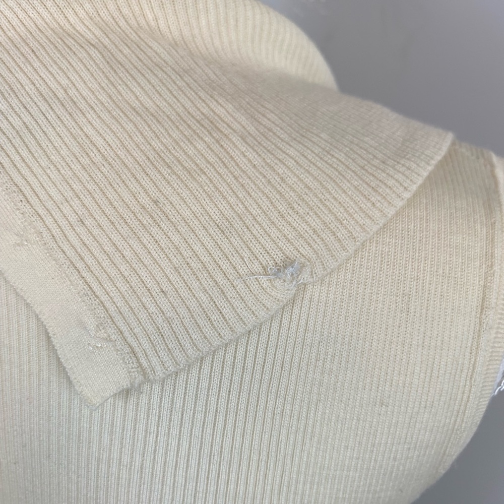 Theory Cream Button Shoulder Turtleneck - image 7